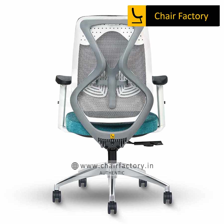 White Octopus ZX Mid Back Ergonomic Office Chair